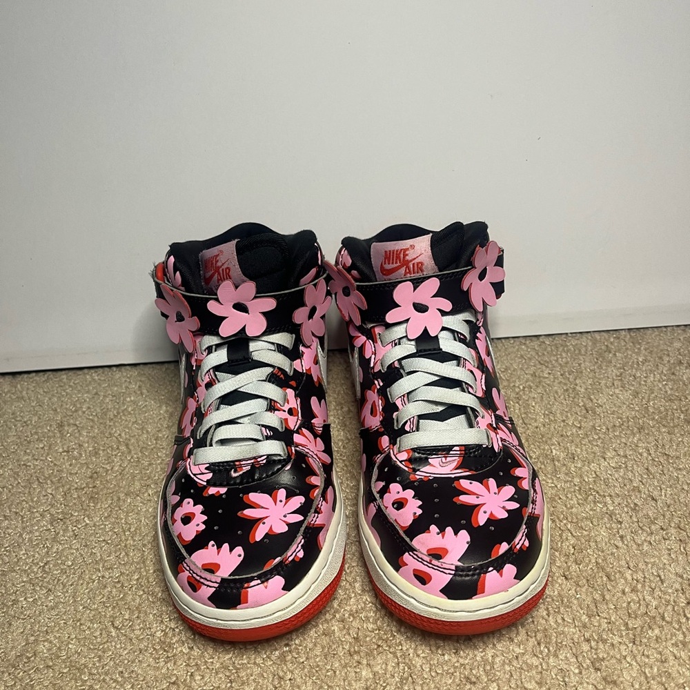 Nike Air Force 1 Flower Power Sneakers Size 3